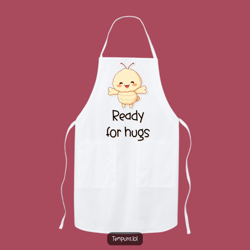 Funny Chef Tempura Shrimp Apron: Fluffy Hugger Kitchen Wear, Whimsical & Practical Funny Gift