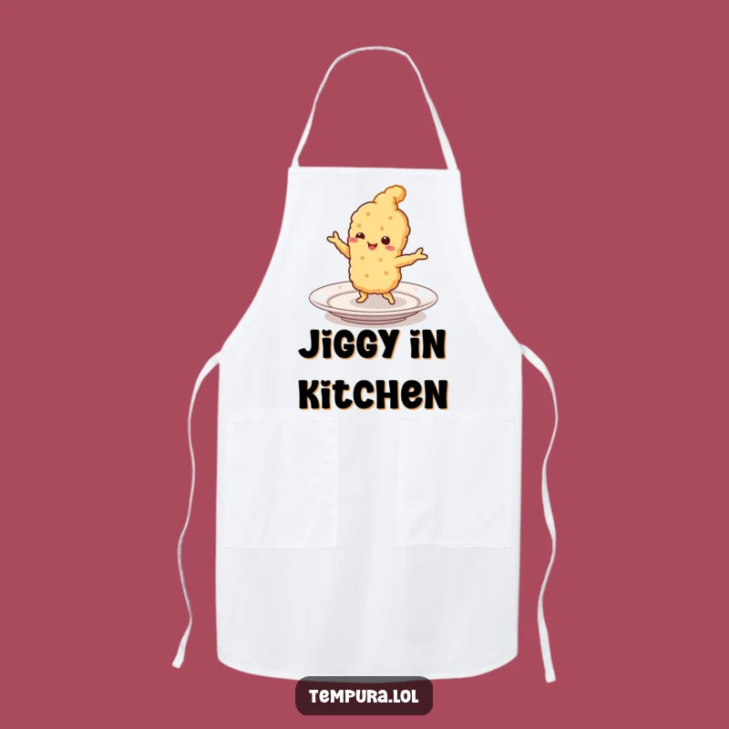 Funny Tempura Jigging Apron: Kitchen Dance Party, Hilarious Present