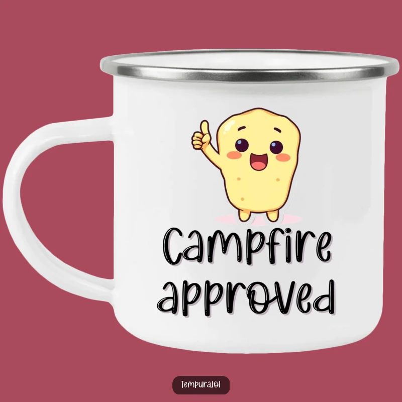 Funny Tempura Thumbs-Up Camping Mug: Awesomely Approved Gear Gift
