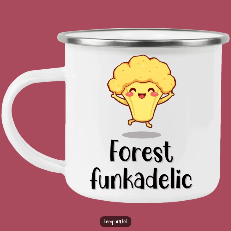 Funny Tempura Broccoli Camping Mug - Adventure Fuel for Veggie Lovers
