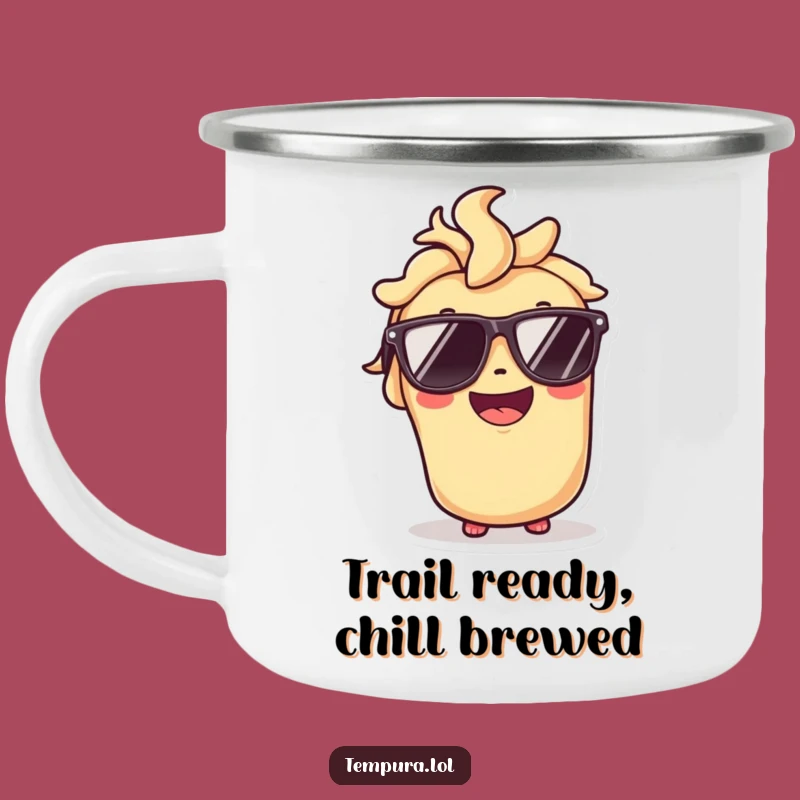 Funny Tempura Roll Sunglasses Camping Mug - Cool Camp Companion, a Perfect Funny Gift