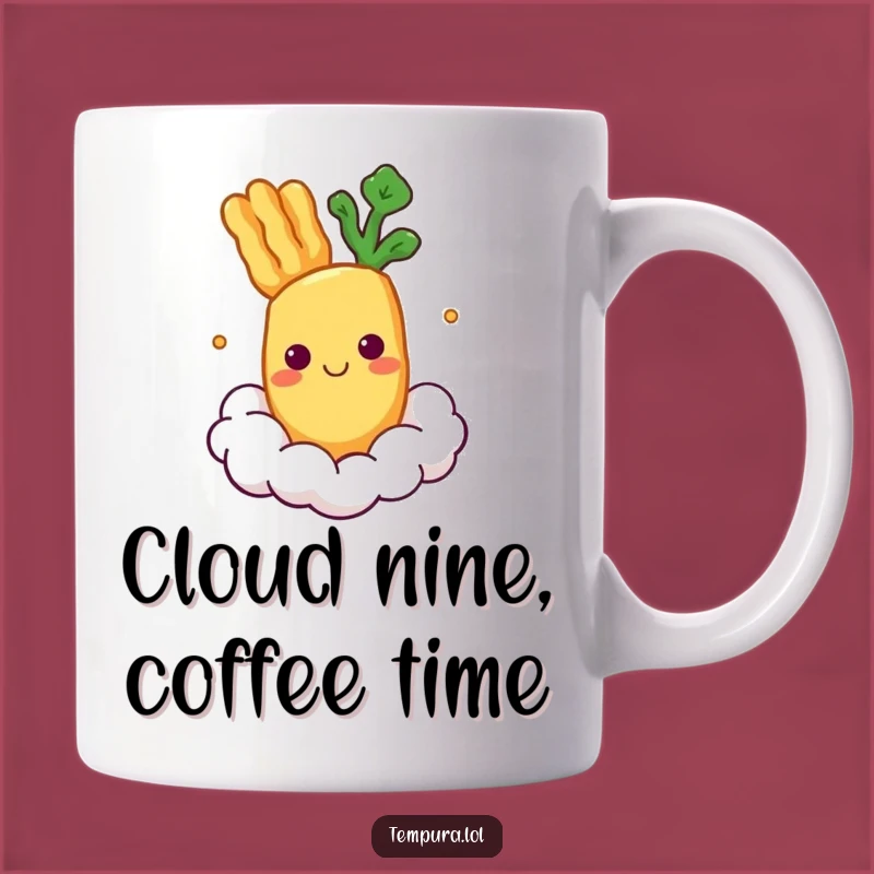 Funny Floating Tempura Veggie Mug: Whimsical and Hilarious Gift