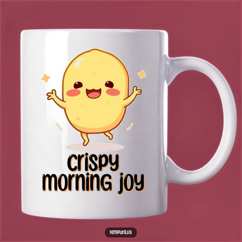 Funny Tempura Sweet Potato Mug: Happy Dance for a Deliciously Funny Gift