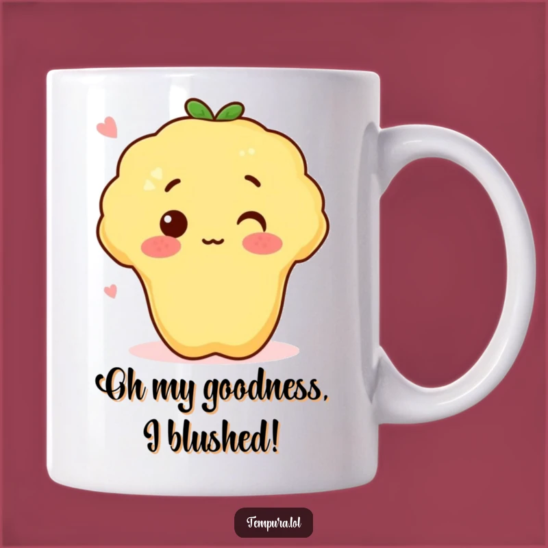 Funny Surprised Sweet Potato Tempura Mug - Adorable and Hilarious Foodie Gift