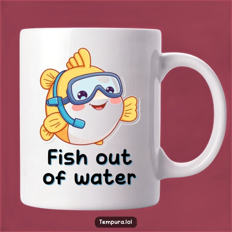 Funny Tempura Fish Snorkel Mug: A Hilarious Underwater Adventure Gift