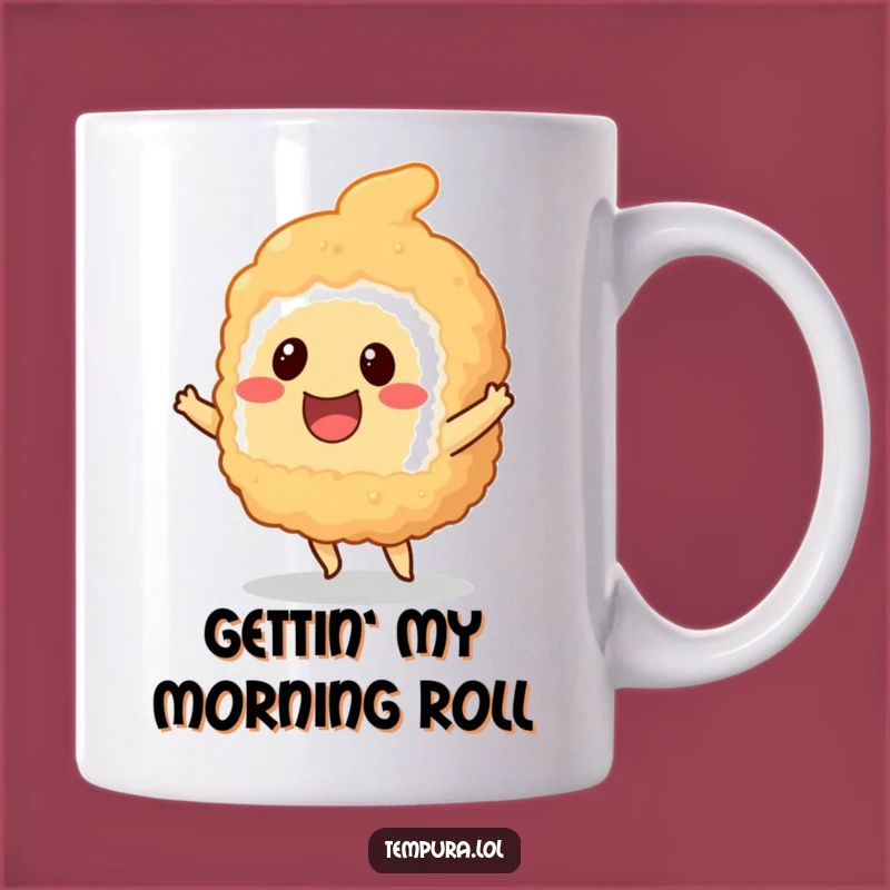 Funny Dancing Sushi Mug: A Joyful Bite of Humor for Your Morning Brew