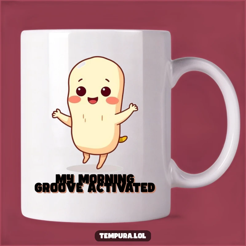 Funny Tempura Dance Mug: Hilarious Character Gift for Food Lovers & Dancers