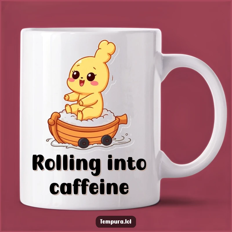 Funny Tempura Sushi Rider Mug: A Whimsical and Hilarious Gift for Foodies!