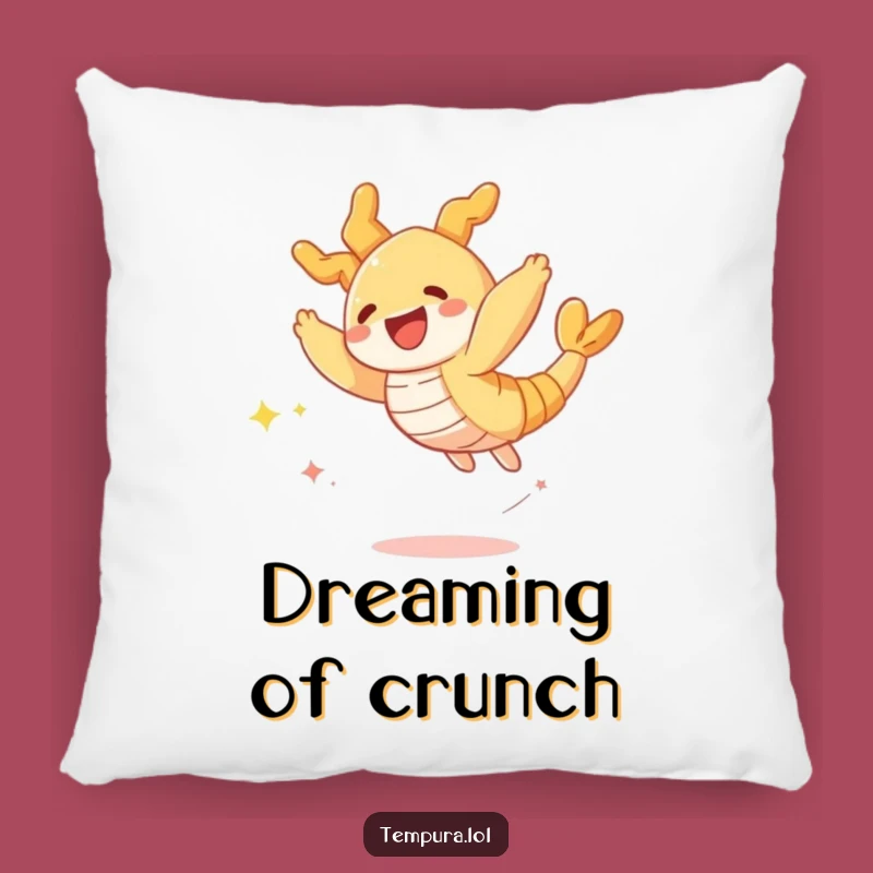 Funny Tempura Shrimp Pillow - Cozy Comfort with a Joyful Bite