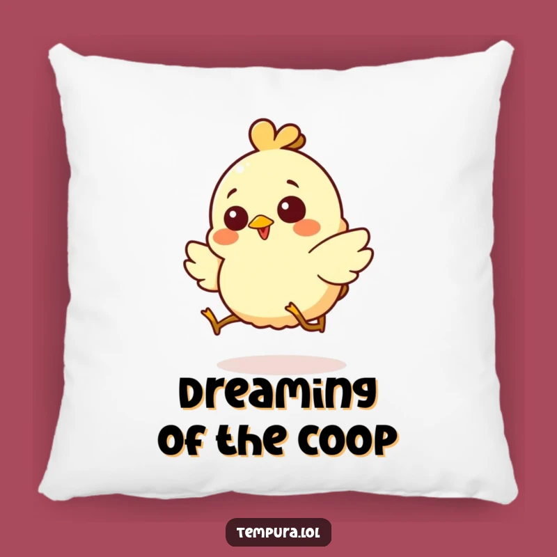 Funny Giggling Chicken Tempura Pillow - Comfy Cuteness and a Delightful Funny Gift