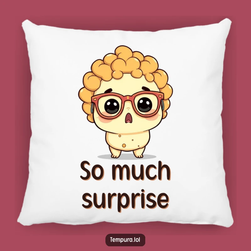 Funny Tempura Surprise Pillow - Comfy Cushion with a Laugh