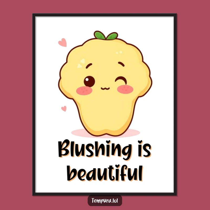 Funny Surprised Sweet Potato Tempura Digital Art - Instant Hilarious Decor Upgrade