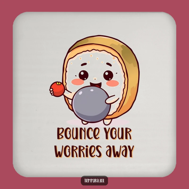 Funny Kawaii Sushi Roll Coasters: Protect Tables with Playful Charm