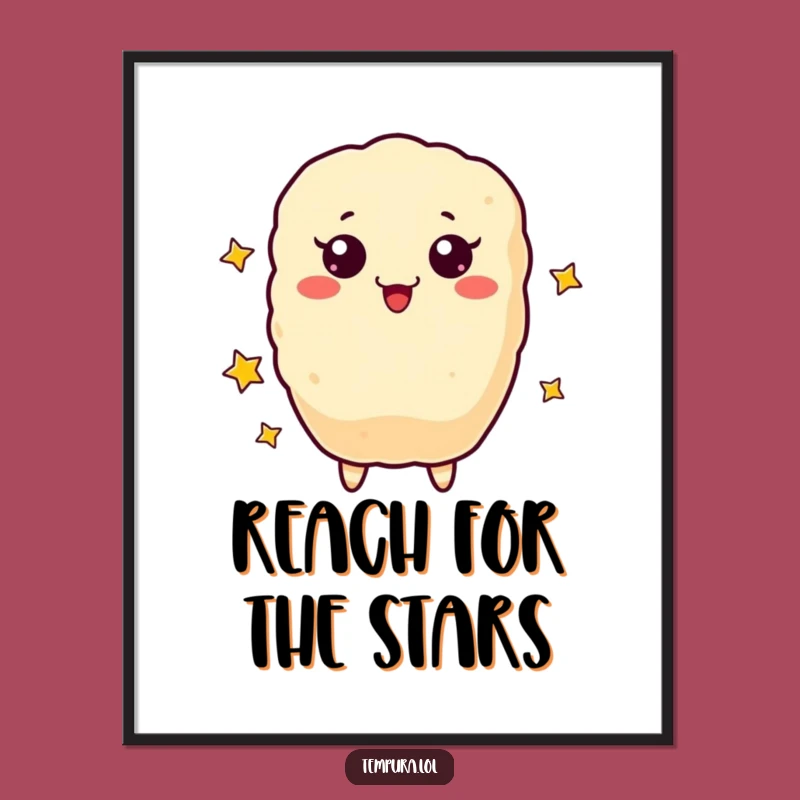 Funny Tempura Star Juggler Poster: Bring Cosmic Humor to Your Walls