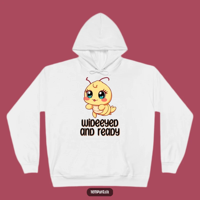 Cozy Funny Excited Shrimp Hoodie: Warm Enthusiasm, Hilarious Gift