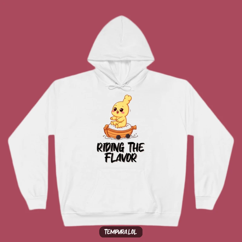 Cozy Funny Tempura Sushi Rider Hoodie: Warmth and Whimsy for Your Adventures