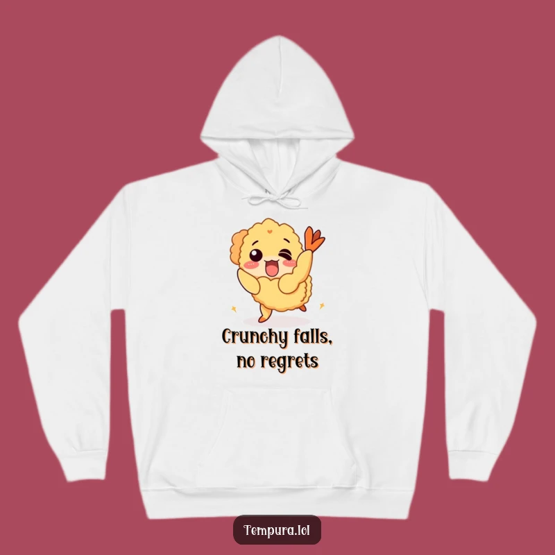 Cozy Funny Tripping Tempura Shrimp Hoodie: Warmth and Whimsy Guaranteed