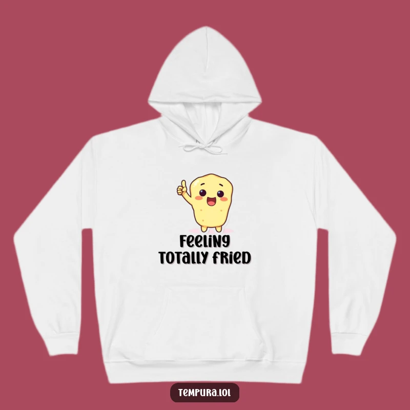 Funny Tempura Thumbs-Up Hoodie: Cozy Approval Wear Gift