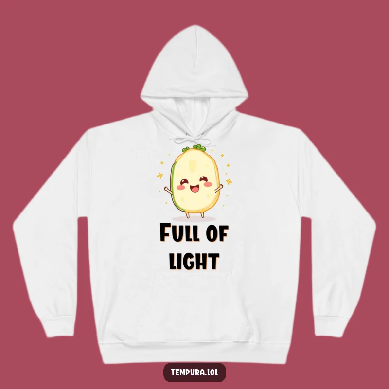 Cozy Funny Sparkling Veggie Slice Hoodie: Warm Joyful Gift