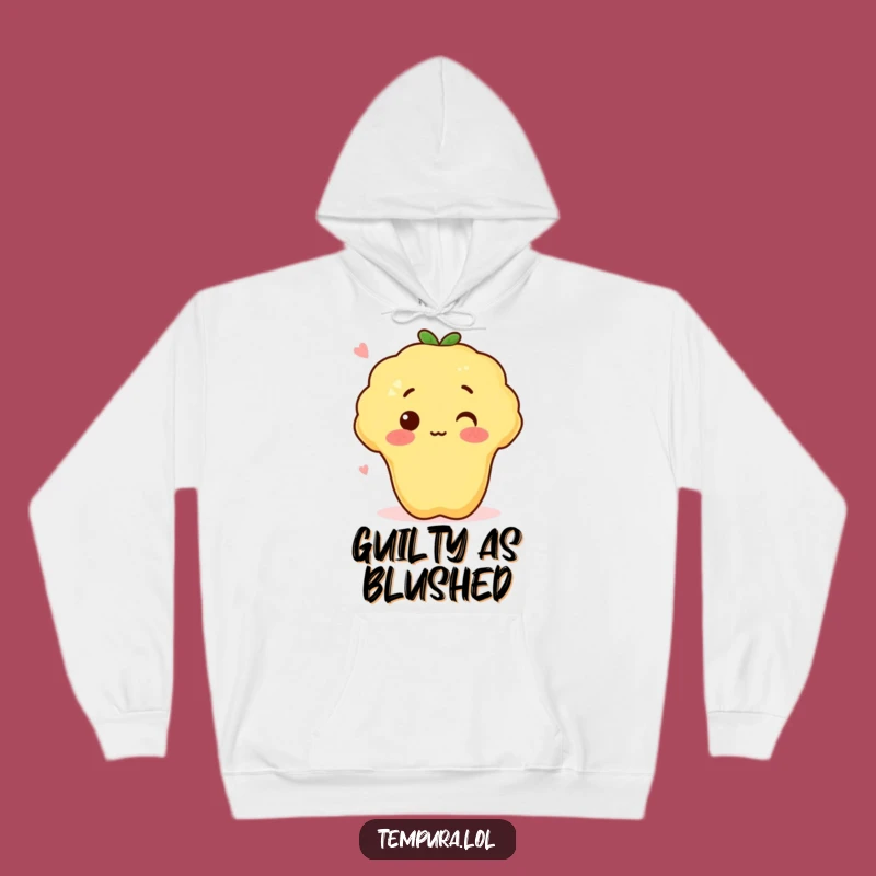 Funny Surprised Sweet Potato Tempura Hoodie - Cozy and Hilarious Comfort Gift