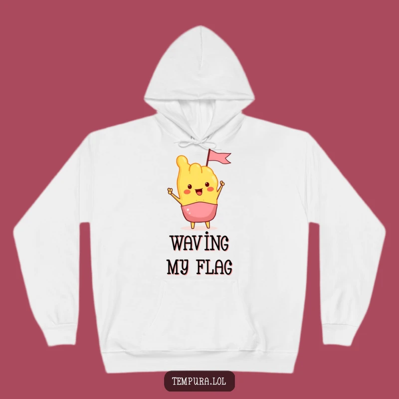 Funny Tempura Flag Hoodie: Cozy Culinary Cheer