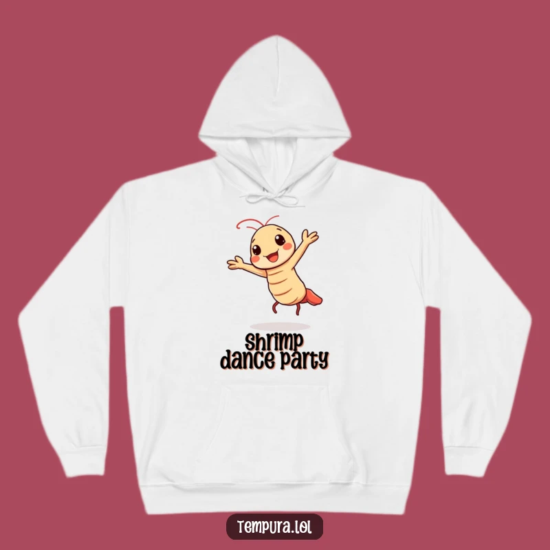 Funny Kawaii Tempura Dance Hoodie: Cozy and Cheerful Shrimp Style