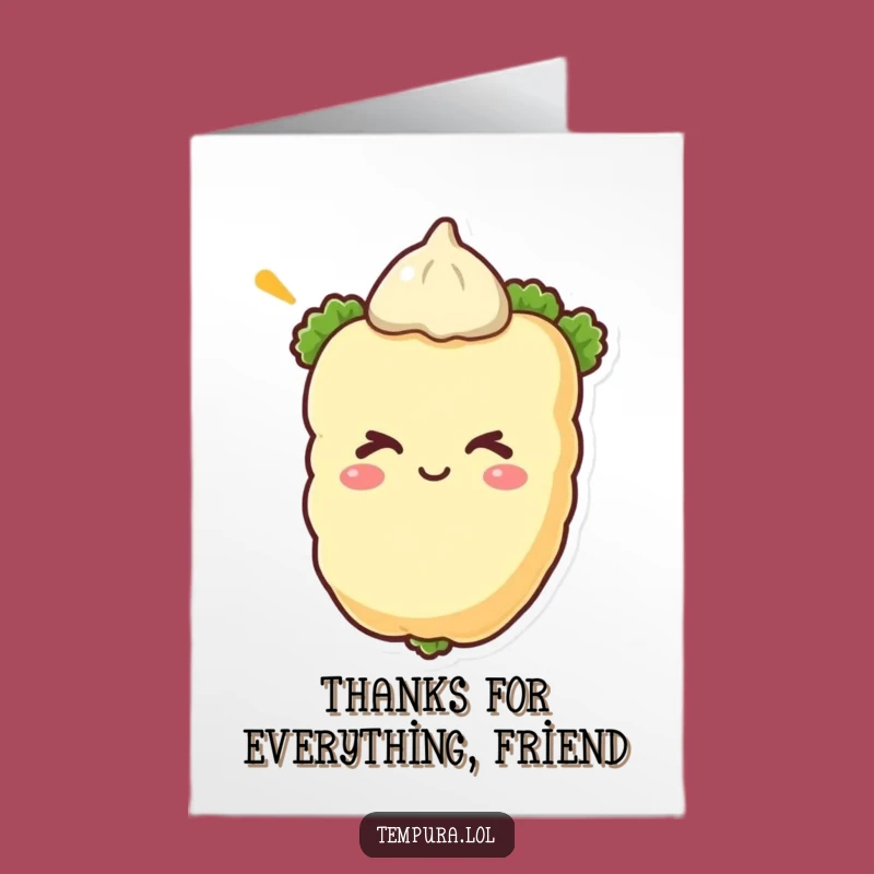 Free Printable Thank You Card: Winking Veggie, Funny Downloadable Gift