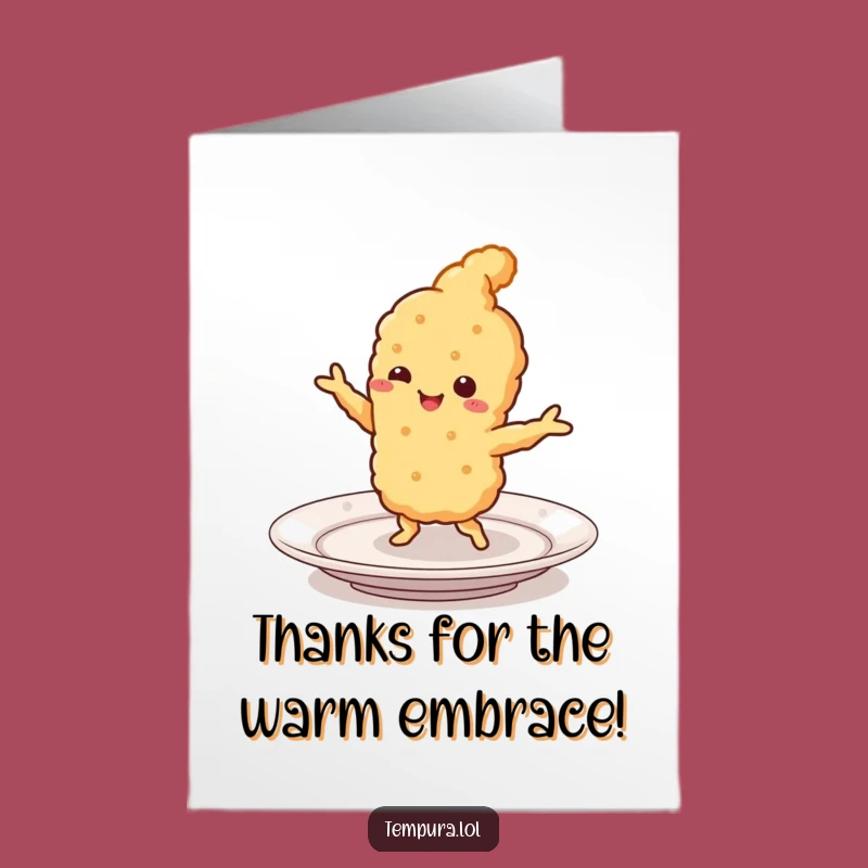 Free Printable Thank You Card: Jigging Tempura for Delicious Gratitude!
