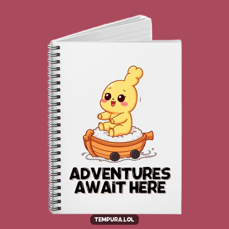 Funny Tempura Sushi Rider Notebook: Jot Down Ideas on a Culinary Voyage!