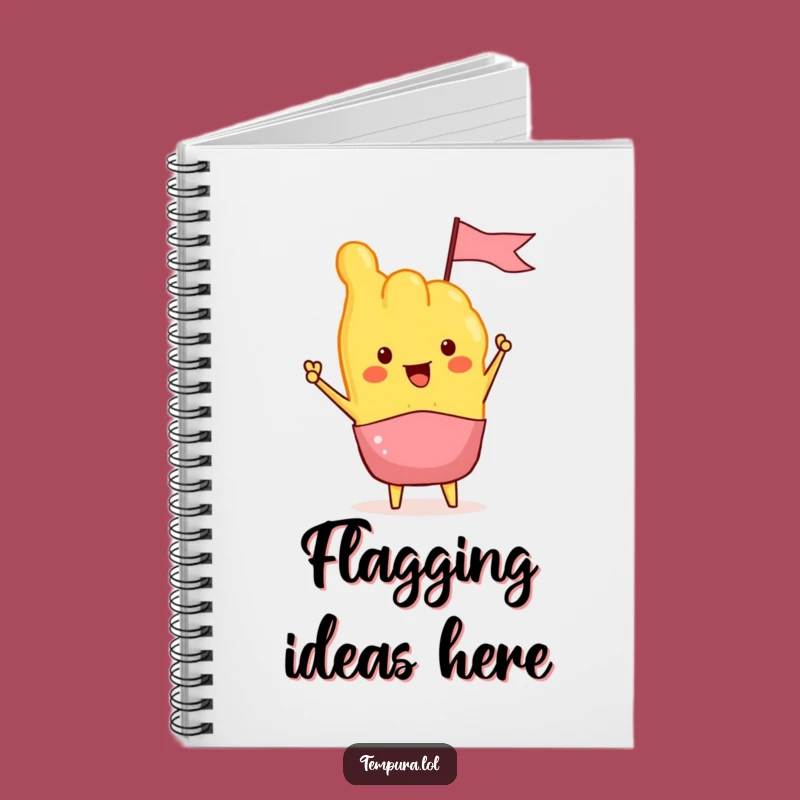 Funny Tempura Flag Notebook: Jot Down Delicious Ideas