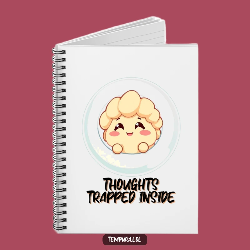Funny Tempura Bubble Peek Notebook: Cheeky Character Journal for Creative Ideas