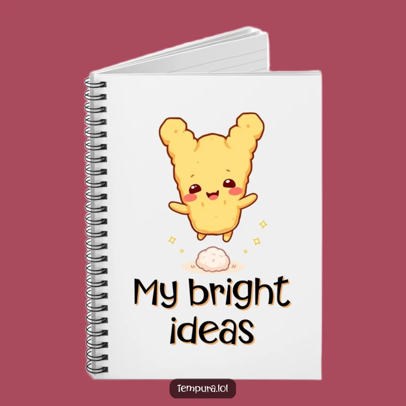 Funny Tempura Rice Ball Notebook: Capture Your Bouncing Ideas