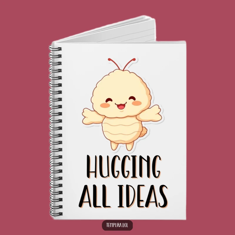 Funny Tempura Shrimp Journal: Fluffy Hug Character Notebook, Cute & Inspiring Funny Gift