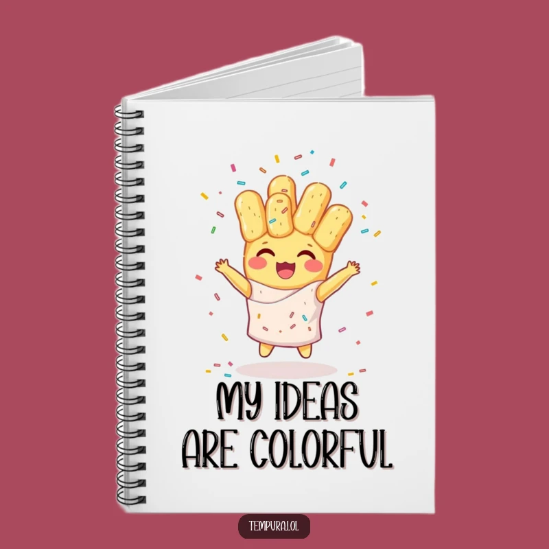 Funny Tempura Sprinkle Juggling Notebook: Cheerful Journal for Sweet Ideas