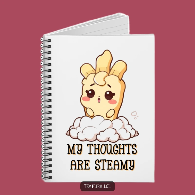 Funny Tempura Steam Wink Notebook: Surprised Journal for Creative Thoughts