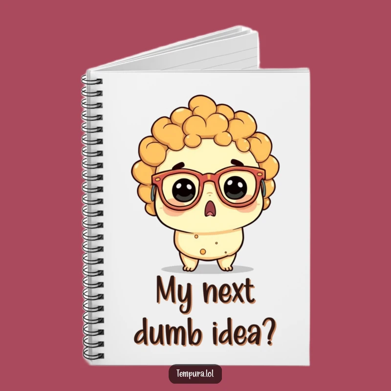 Funny Tempura Surprise Notebook - Jot Down Notes with a Laugh
