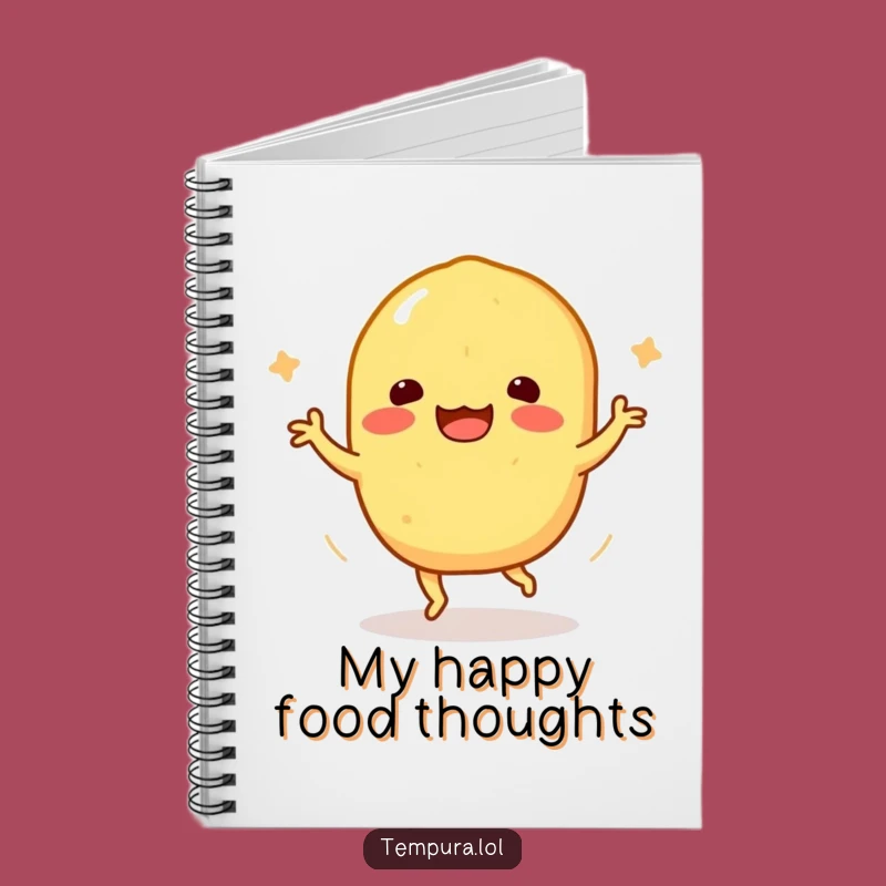 Funny Tempura Sweet Potato Notebook: Happy Dance Journal for Hilarious Notes Gift