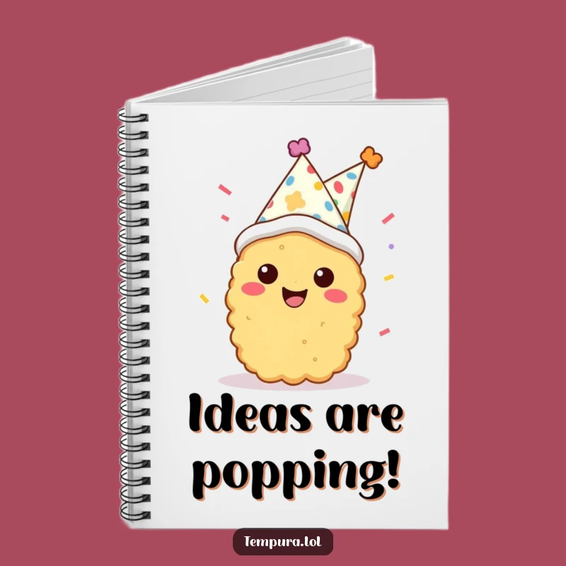 Funny Tempura Party Notebook: Jot Down Ideas with Festive Fun!