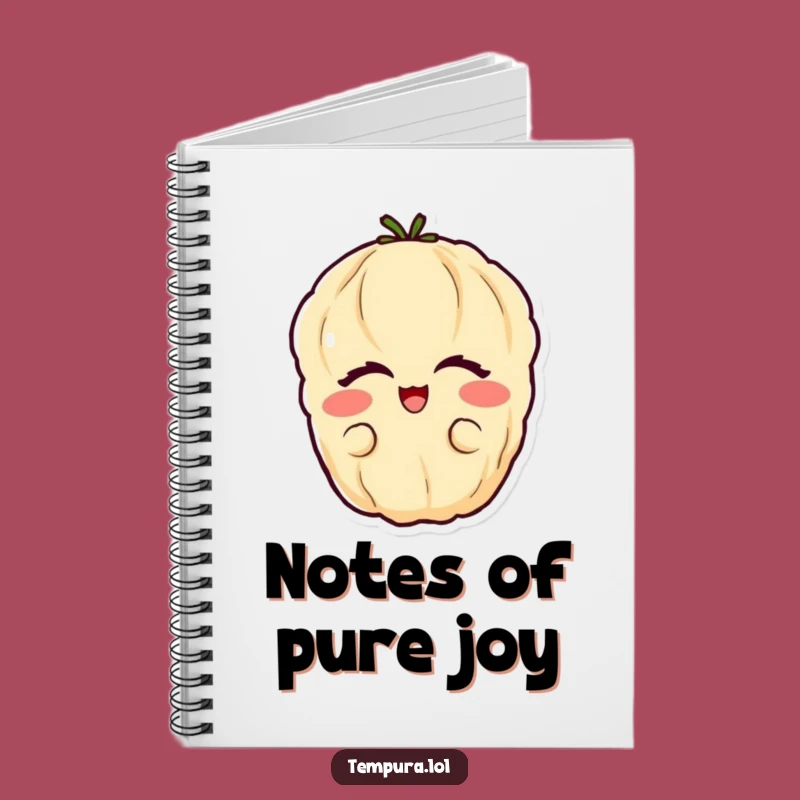 Funny Glee Vegetable Tempura Notebook: Jot Down Happy Thoughts, Playful Stationery