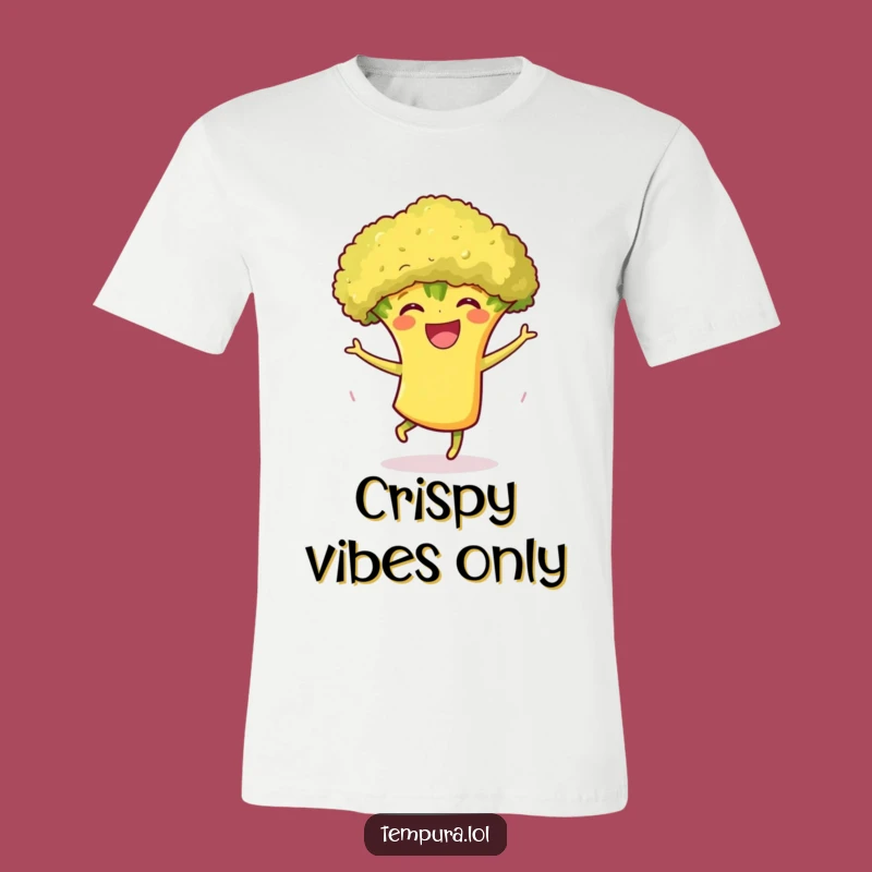 Funny Tempura Broccoli Dance Shirt: Wearable Joyful Veggie Art Gift