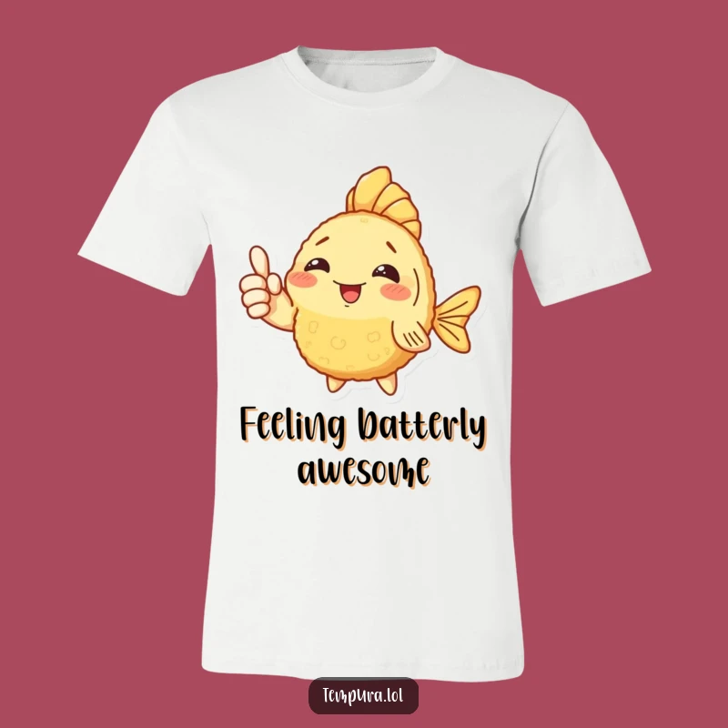 Funny Fish Tempura T-Shirt: Crispy Thumbs Up for a Hilarious Outfit Gift