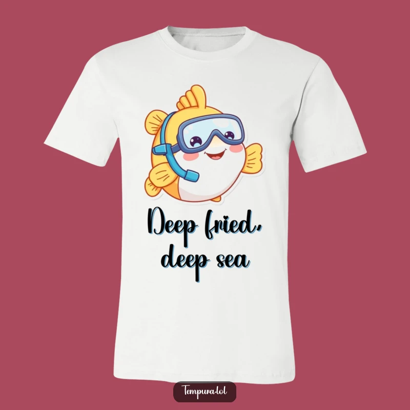 Funny Tempura Fish Snorkel T-Shirt: Wear Your Humor On Your Sleeve