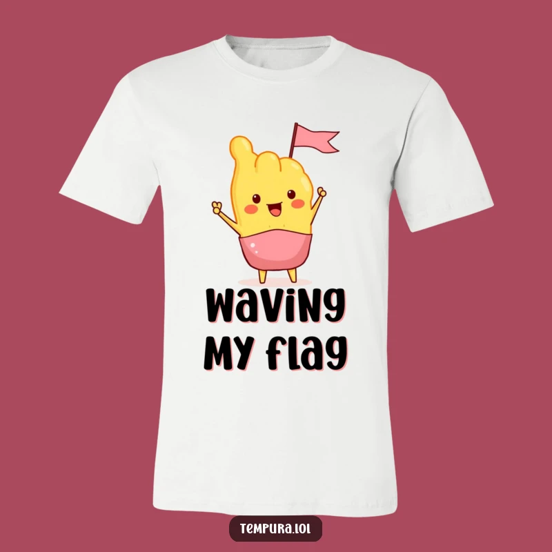 Funny Tempura Flag T-Shirt: Festive Foodie Apparel