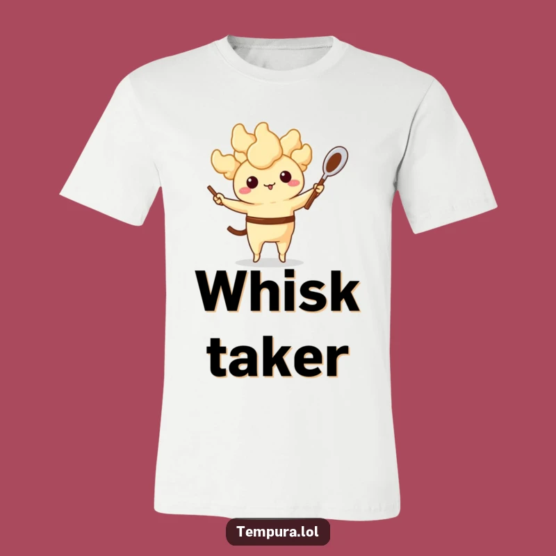 Funny Tempura Juggling T-Shirt: Whisk & Spoon Fun, Hilarious Chef Apparel