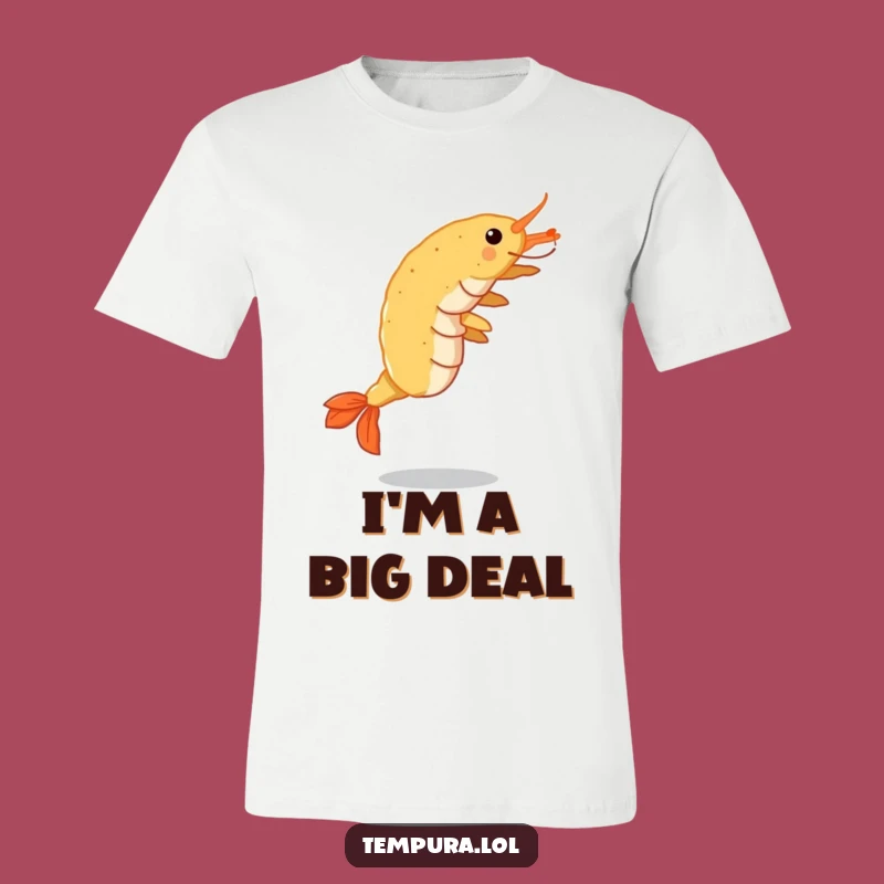 Funny Tempura Shrimp Cartwheel Tee: Crispy Action Shirt, Perfect Funny Gift Foodie