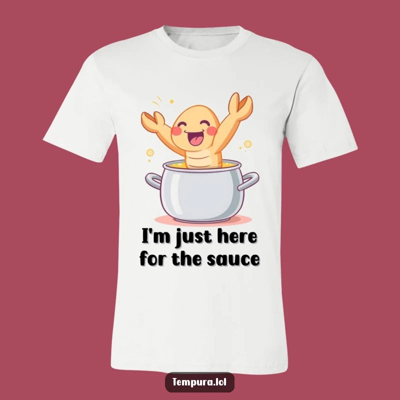 Funny Tempura Shrimp Leaping Shirt: Wear Your Joyful Culinary Escape Today!