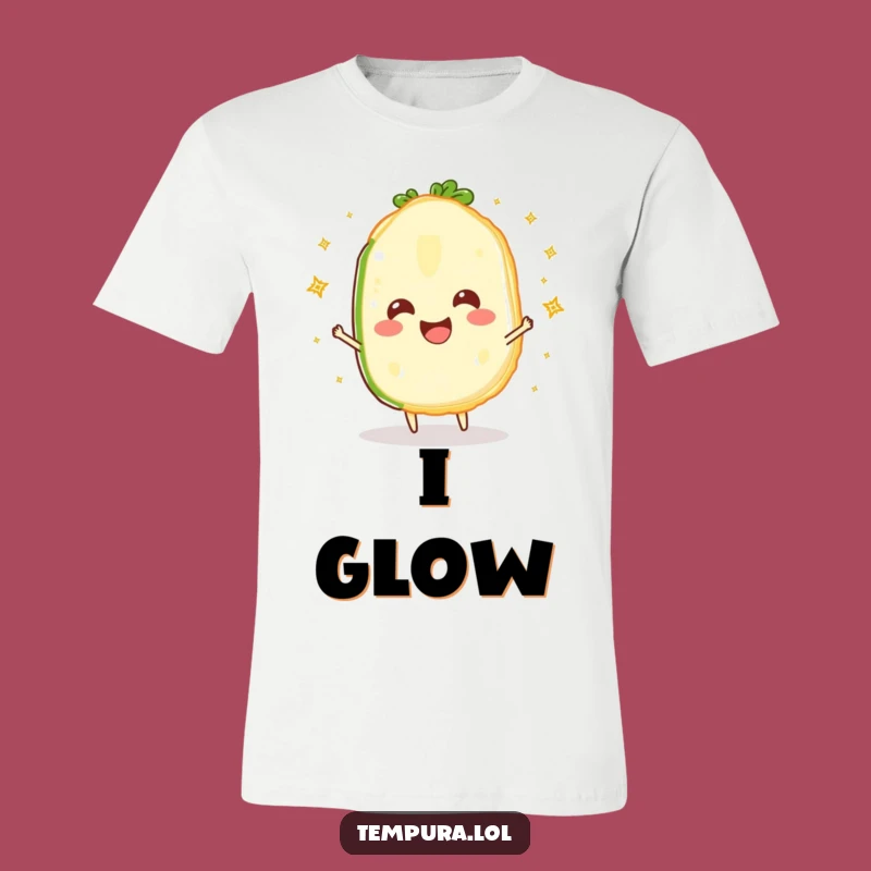 Funny Sparkling Veggie Slice Shirt: Wearable Joyful Art Gift