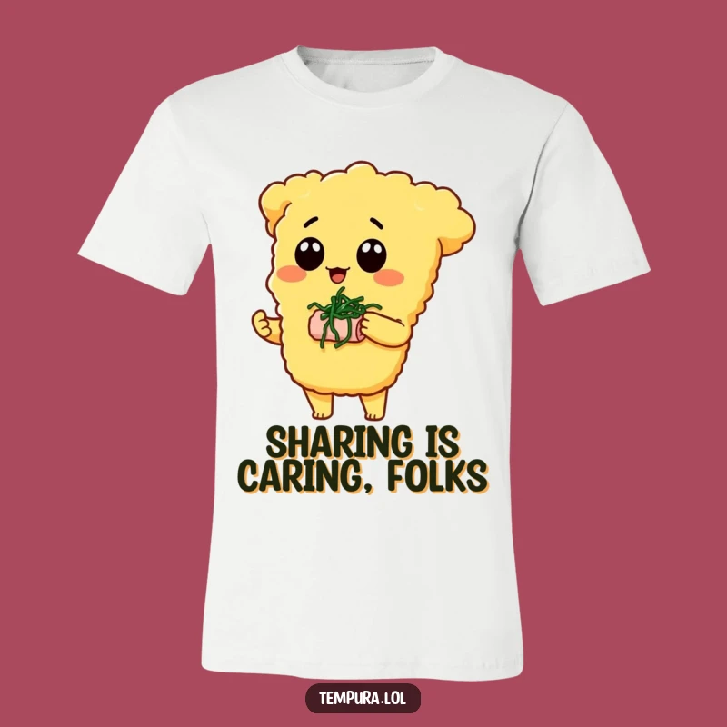 Funny Tempura Snack T-Shirt: Seaweed Offering, Humorous Foodie Wear, Gift