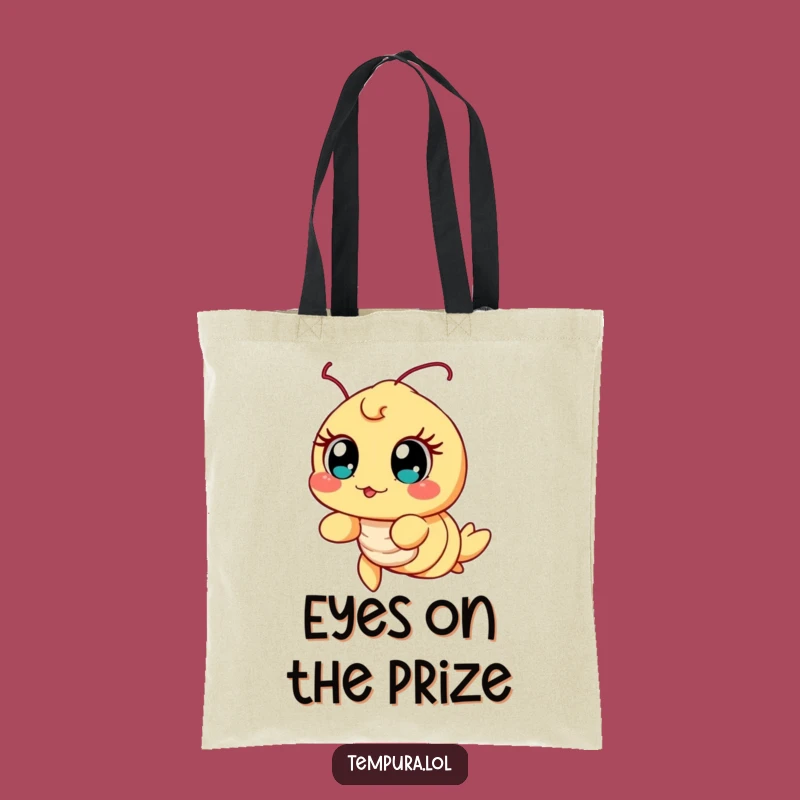 Funny Excited Shrimp Tote Bag: Carry Your Wonder, Hilarious Gift