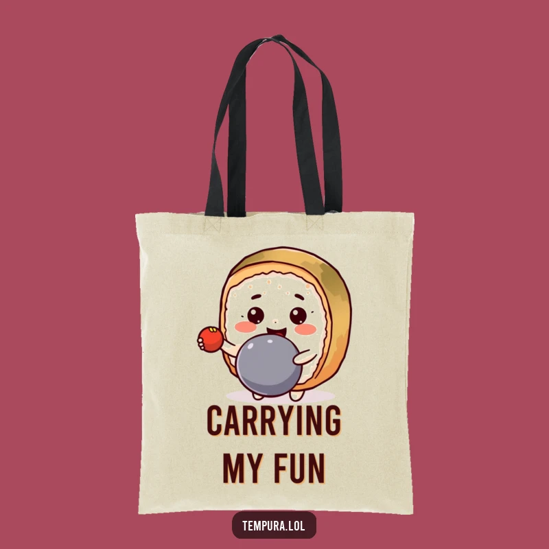 Funny Kawaii Sushi Roll Tote Bag: Carry Your Fun Everywhere